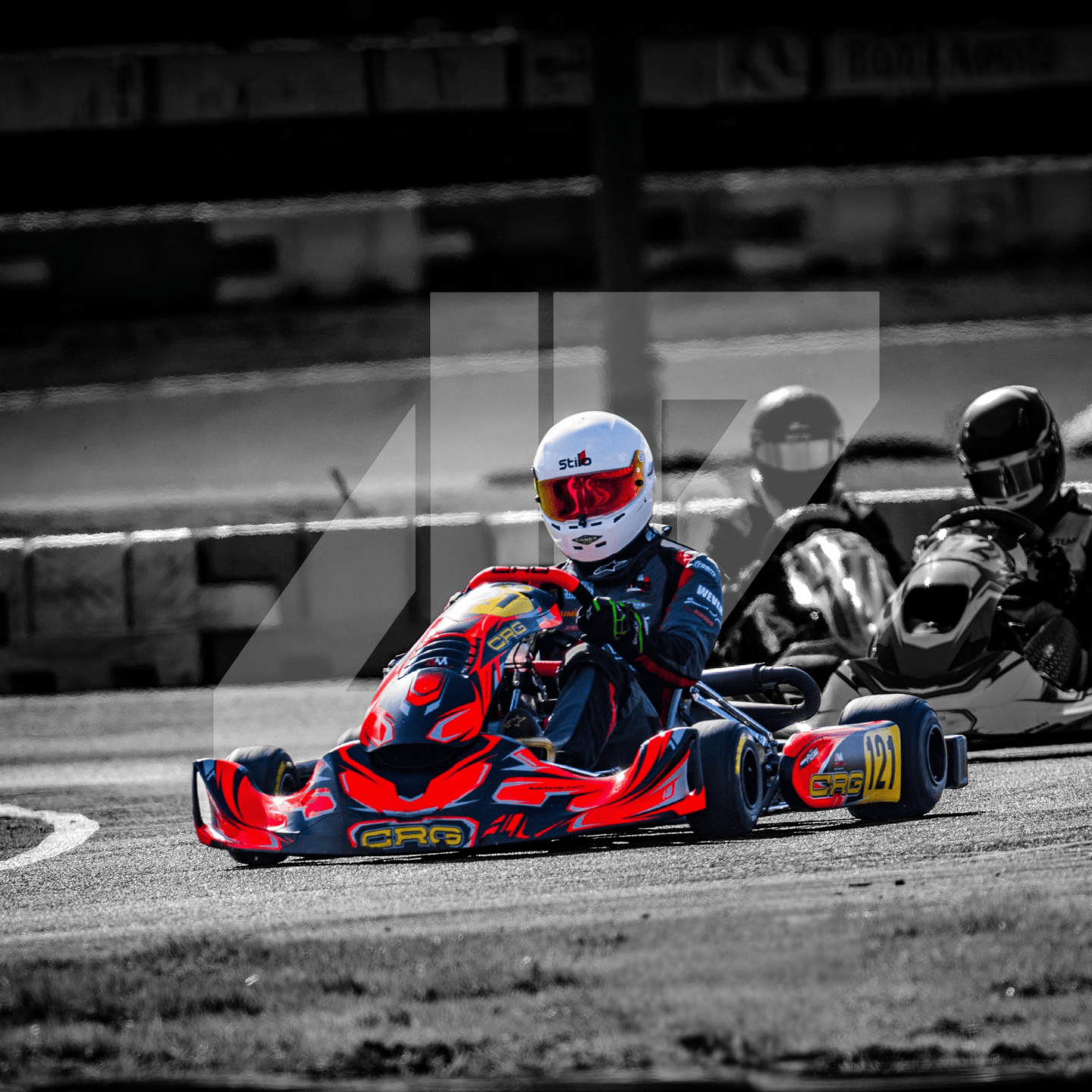 Danny Pasma in race-uitrusting